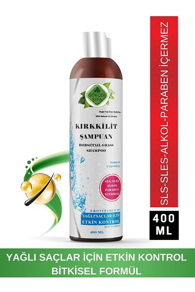 Gökçek Şifa 400ml Kırkkilit Shampoo - For Oily Hair
