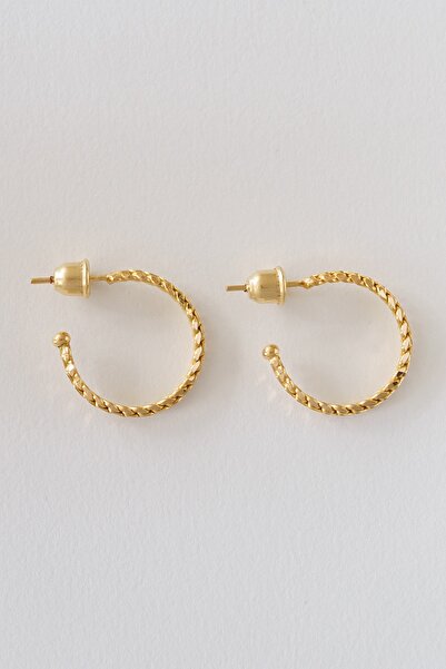 ALTINTAŞ KUYUMCULUK Altıntaş 22 Ayar Burma Altın Halka Küpe