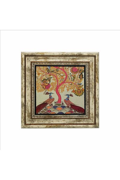 Sadrazam Pictură din piatră naturală imprimată cu păuni 25cmx25cm krg-161
