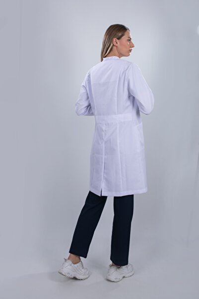 monotıp Bayan | Standart Boy | Hakim Yaka | Doktor Önlüğü| Uzun Kol |