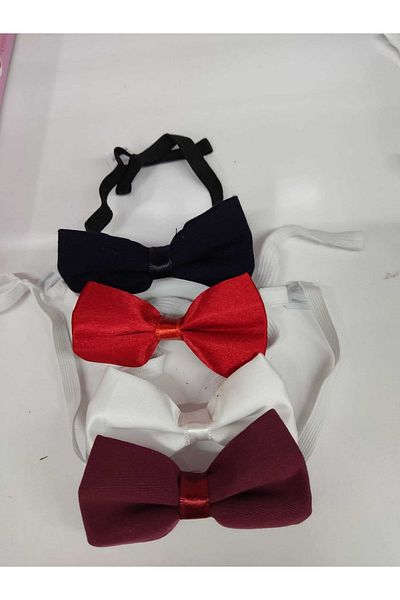 skycott Set de 4 papioane din satin pentru băieți