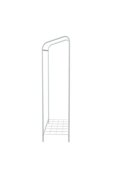 Metallica Concept Armin Çiftli Beyaz Konfeksiyon Askısı Butik Konsept Elbise Askılığı