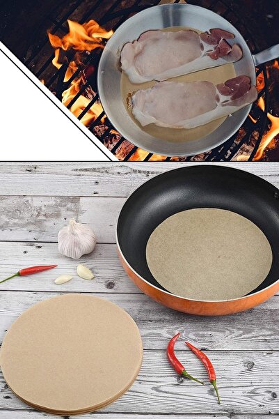 Buffer ® 50 Pieces of Air Fryer Baking Paper Disposable Air Fryer Oil-Proof Baking Paper