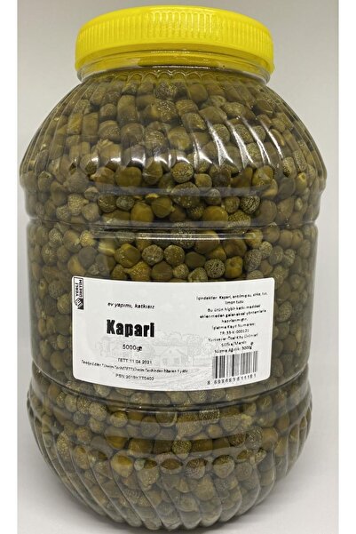 Yurtsever Özel Tomurcuk Kapari Turşusu 5 Kg