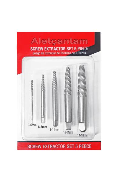 ALETÇANTAM Ters Kılavuz Takımı Ağır Hizmet - 5 Parça