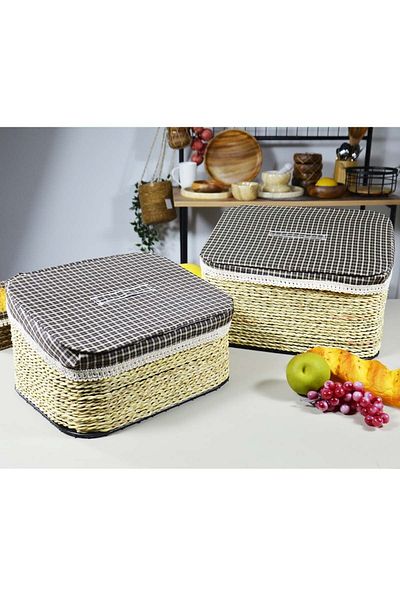 SepetçiBaba 2 Piece Wicker Box Set