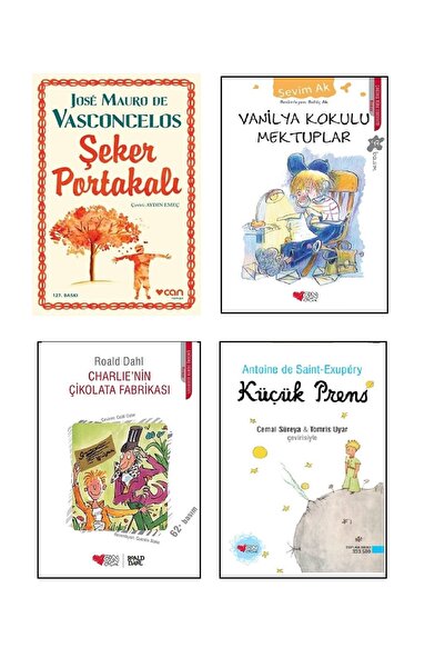 Can Yayınları Şeker Portakalı, Charlie'nin Çikolata Fabrikası, Küçük Prens, V...