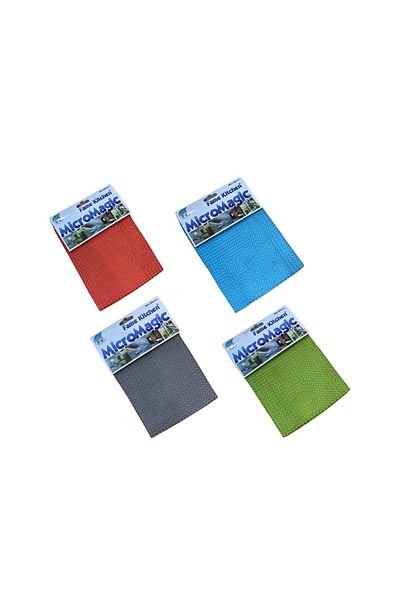 dudy 40*40 Microfiber Glass Cleaning Cloth - 4 Pieces