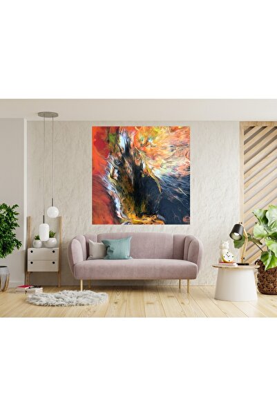 HDART Dekoratif Soyut At Kanvas Tablosu Tablo