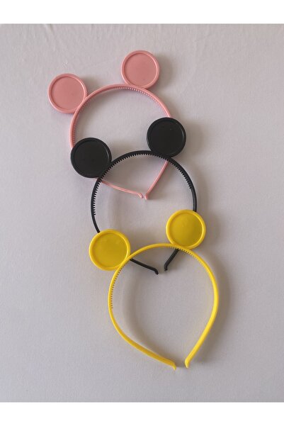 MAKSESUAR Çocuk 3 Adet Mickey Mouse Taç