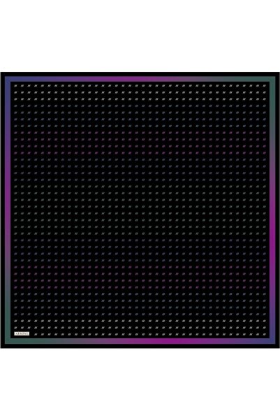 Armine Μεταξωτό κασκόλ Sura 2023 Άνοιξη-καλοκαίρι Φούξια Πράσινο Μπλε Μαύρο