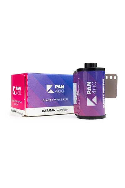 HARMAN Kentmere Pan 400 36 Pozluk Siyah Beyaz Film 35mm 1adet Film 1 Adet Vazelin