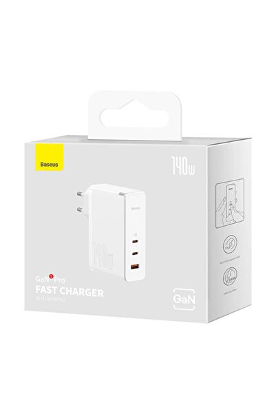 Baseus Gan5 Pro 140w Telefon Tablet Macbook Şarj Cihazı (2XUSB-C USB)