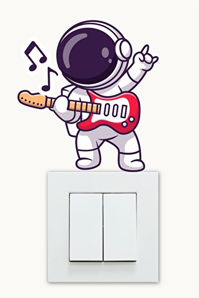 NeoPrint رائد الفضاء تحت عنوان المقبس المقبس ملصق الجدار التبديل زخرفة الإطار