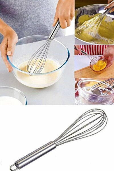 WAPPA Stainless Steel Whisk Practical Egg Sauce Mixer Whisk 25 Cm