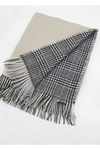 LadyColor Double Sided Plaid Scarf Shawl-shoulder Shawl