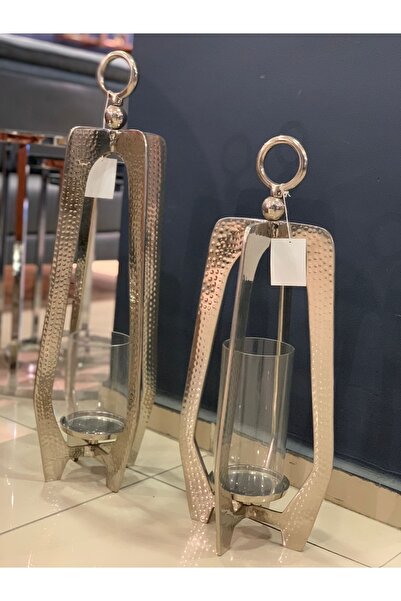 AKBULUT MOBİLYA Dekoratif Gümüş Mumluk