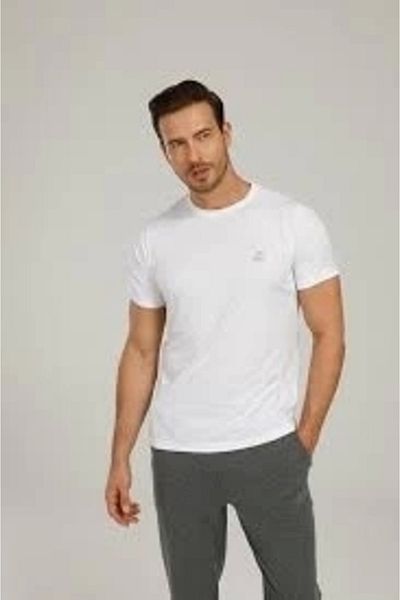 Kinetix Sn 97 Basic T-shirt με λαιμόκοψη Λευκό