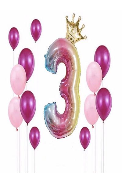DÜVENCİ TİCARET Birthday Balloon Sets