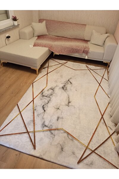 ESPİCAL HOME Elastic Carpet Cover Made of Soft Velvet Fabric