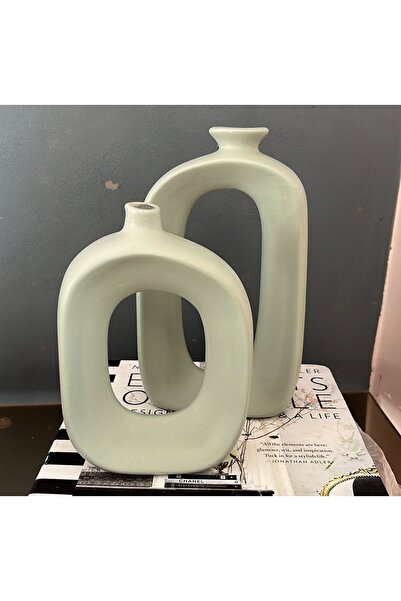 Şirin hobi atölyesi Ikili Kare Vazo Takım