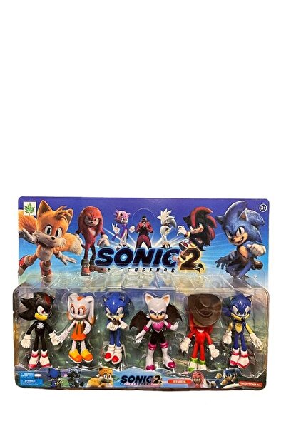GT SONIC Sonıc 2 Karakter 6'lı Figür Oyuncak