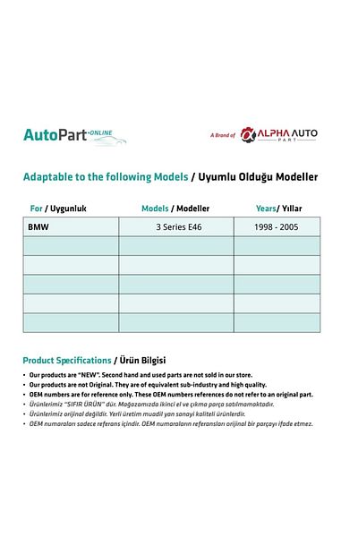 ALPHA AUTO PART Automatic Shift Gauge for Bmw 3 Series E46 (BEIGE)
