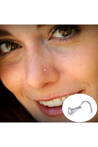 Bylin Zirkon Taşlı Spiral Cerrahi Çelik Hızma - Kalınlığı 0,8 Mm - Taş Çapı 2...