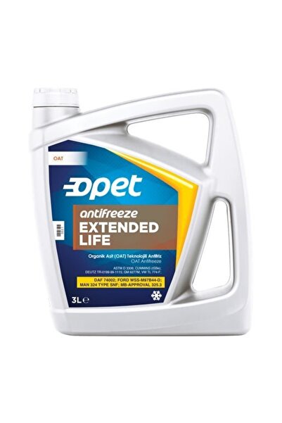 opet Antifriz Extended Life Organik Kırmızı - 3 Litre