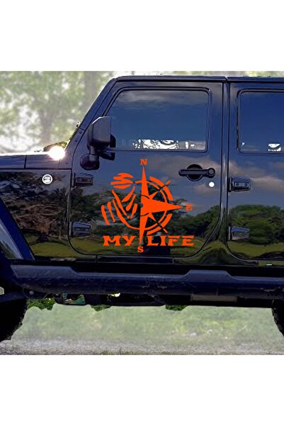Melek Pazarı 20 X 20 Cm My Life Dakar Compass Car Sticker