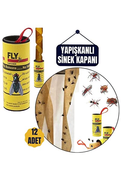 Genel Markalar Homecare 12 Adet Yapışkanlı Sinek Kapanı 74 Cm 716516