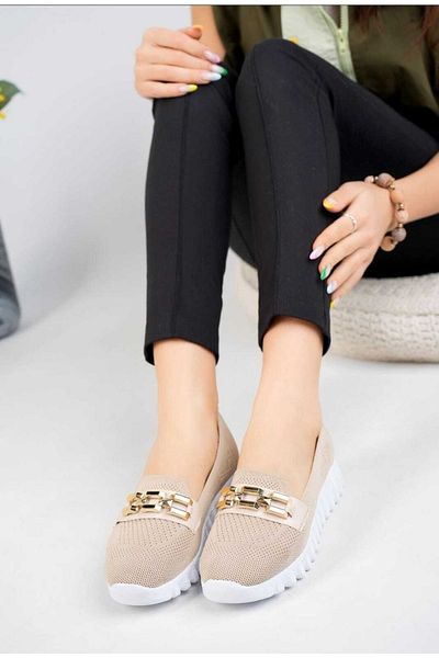 Aleza Shoes Pantofi sport casual pentru femei cu detaliu de lanț de sezon nou
