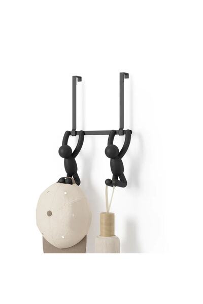 umbra Buddy Otd 2'li Siyah Kapı Askısı 21.6 x 30.5 x 10.8 cm