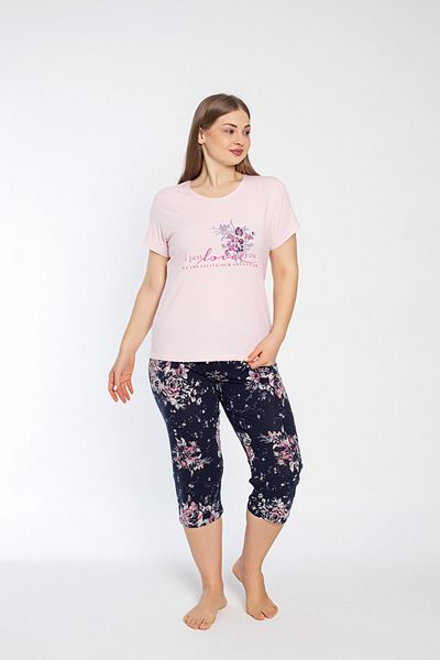 Rubina Secret Short Sleeve Capri Set