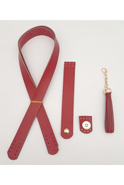 angel çanta aksesuar 70x2,3 см Червона натуральна шкіра з подвійними ручками ...