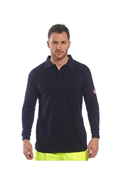 PORTWEST Sweatshirt Polo Neck Flame Retardant