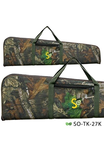 SİBER OUTDOOR Siber Otudoor Çifte Av Tüfeği Kılıfı Ağaç Desen