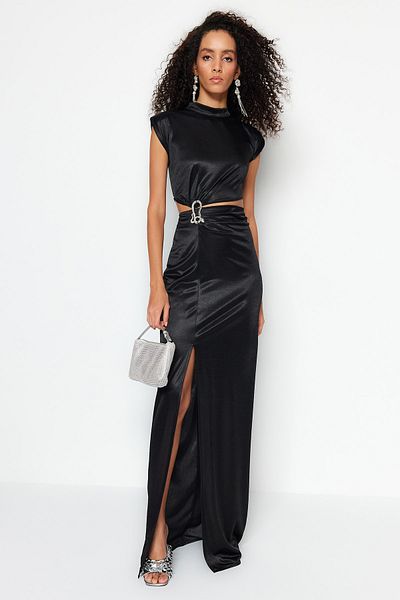 Black Evening Prom Dresses Styles Prices Trendyol Page 4