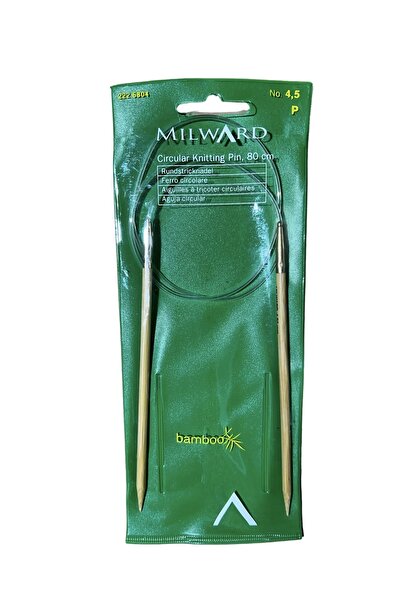 Milward Bamboo Misinalı Şiş 80 Cm No:4,5