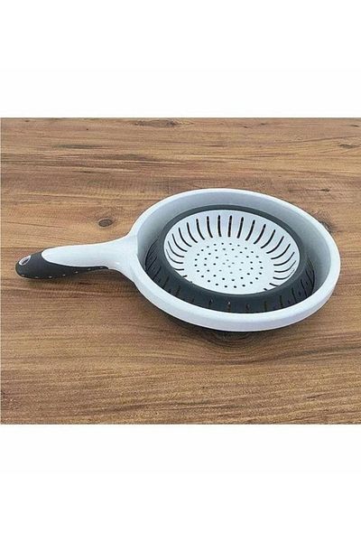 Tiesa Home Silicone Folding Strainer with Handle