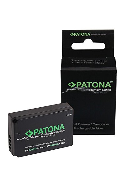Patona Κορυφαίας ποιότητας μπαταρία LP-E12 850mAh αντικαθιστά την Canon EOS M...
