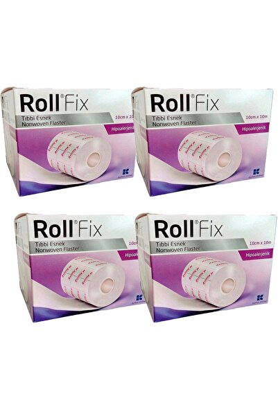 ROLLFİX Roll Fix Tıbbi Esnek Flaster 10 Cm X 10 M (4kutu)