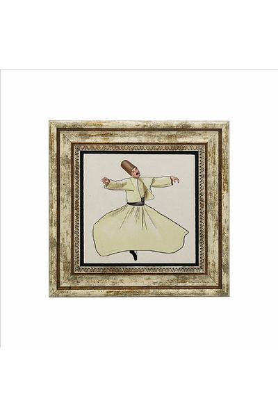 Sadrazam Επιτραπέζια Φυσική Πέτρα Semazen Printed 25cmx25cm Krt-077