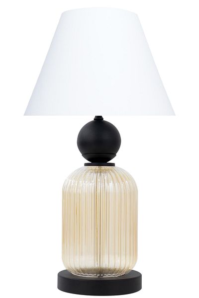 MINIMAL ETICARET VE BILGI TEKNOLOJILERI Lotus Gold Contrast Glass Cone Lampshade