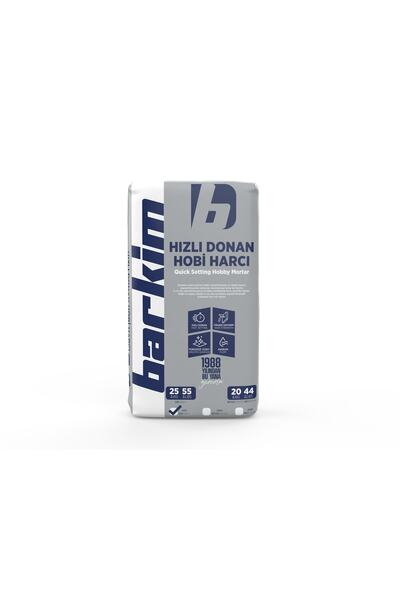 barkim Hızlı Donan Gri Dekoratif Hobi Harcı K:1210 25 Kg Gri