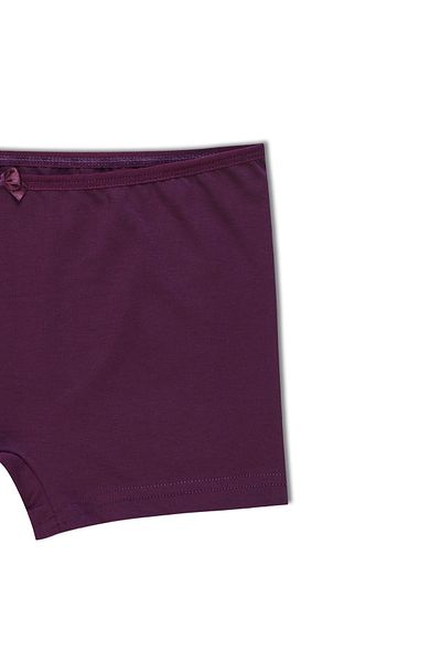HNX Purple Cotton Women's Tights Shorts