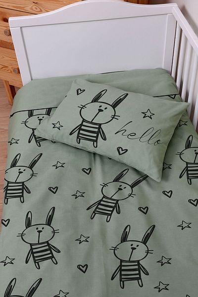 Tuğba Kuğu Linen Duvet Cover Set - Single (160x220)