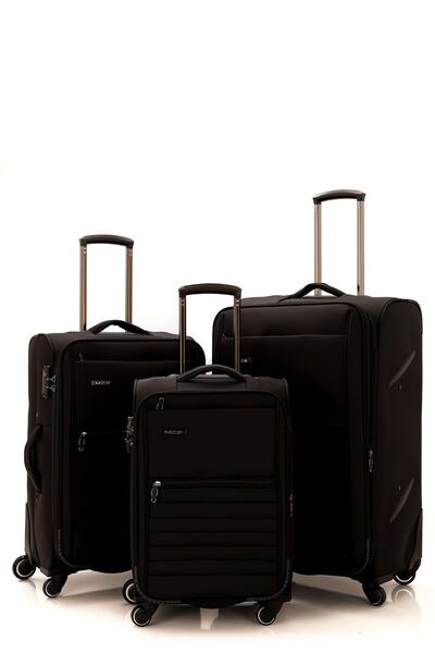 MÇS Üçlü Lüx Kumaş Valiz Seti V102