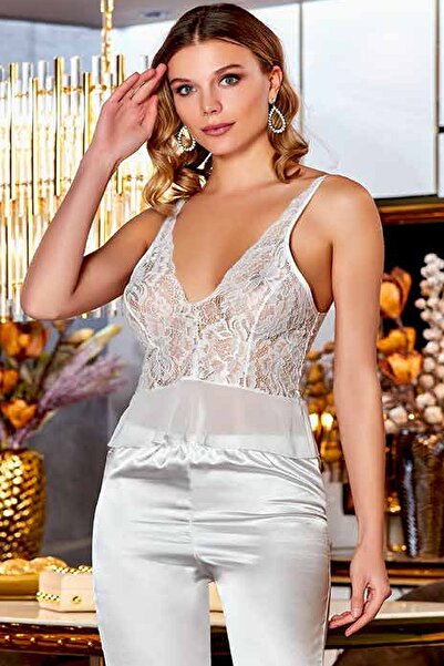 Jeremi Σετ 3 με σατέν μπουστάκι