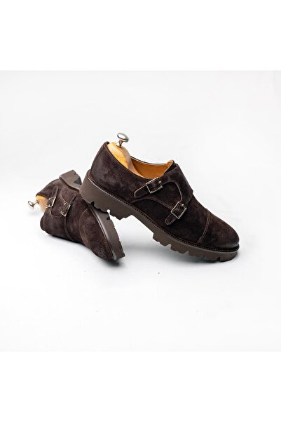 İBAY 2379 Lazza Brown Suede Men's Leather Casual Shoes